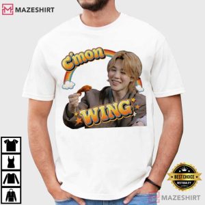 Come On Wing Jimin BTS Funny ARMY Merch T Shirt (3)