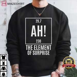 Project Hail Mary Ah Element Of Surprise Ryland Grace Red T Shirt (4)