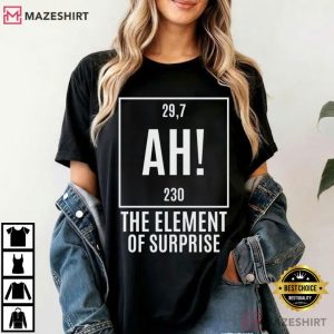 Project Hail Mary Ah Element Of Surprise Ryland Grace Red T Shirt (2)