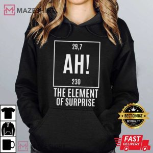 Project Hail Mary Ah Element Of Surprise Ryland Grace Red T Shirt (3)