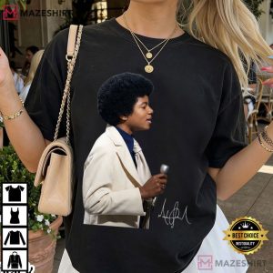 Young Michael Jackson King Of Pop 70s Soul Music T Shirt (2)