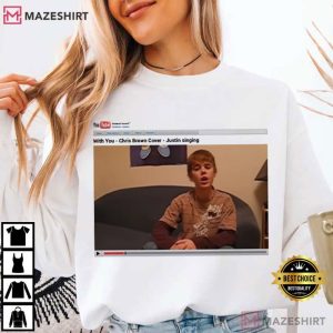 Justin Singing Cover Bieberchella JB Heart Fan T Shirt (4)