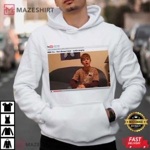 Justin Singing Cover Bieberchella JB Heart Fan T Shirt (2)