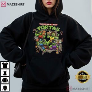 Puro Pinche Juicy Tortas Funny Mexican Themed T Shirt (4)