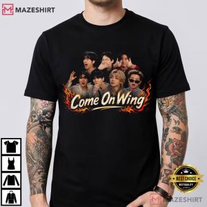BTS Members Come On Wing Funny Show T Shirt (3)