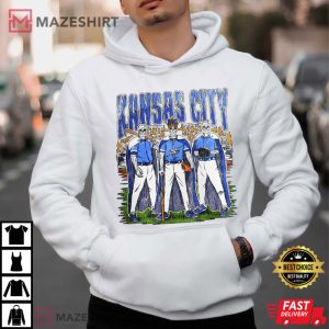 Kansas City Baseball Team Skeleton Vintage 90s T Shirt (4)