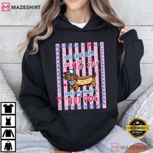 Patriotic Dachshund Hot Dog 4th Of July T Shirt (3)