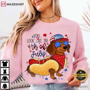 Dachshund Independence Day 4th Of July Hot Dog Funny Wiener Dog (4)