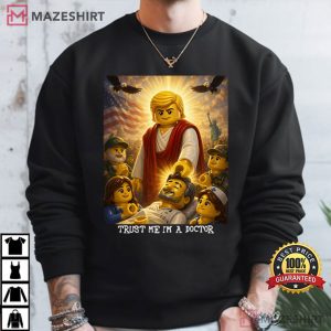 Trump Jesus Minifigure Meme Funny Political T Shirt (1)