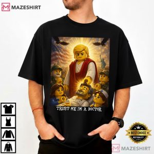 Trump Jesus Minifigure Meme Funny Political T-Shirt