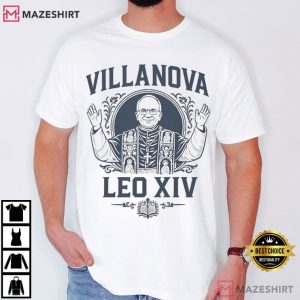 Villanova Pope Leo XIV Religious Graphic T Shirt (2)
