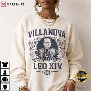 Villanova Pope Leo XIV Religious Graphic T Shirt (3)