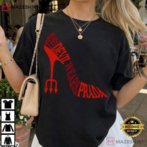 The Devil Wears Prada Red High Heel Movie T Shirt (2)