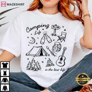 Camping Life Outdoor Adventure Nature Lover Gift T Shirt (1)