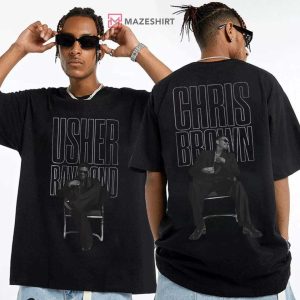 RnB Legends Chris Brown Vs Usher Music Fan Gift T Shirt (1)