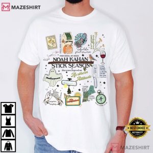 Noah Kahan Stick Season Indie Folk Aesthetic Music T Shirt (2)