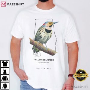 Yellowhammer Alabama State Bird T Shirt (4)