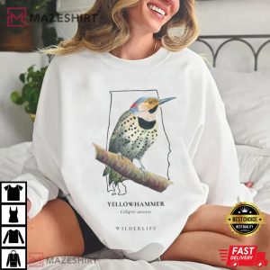Yellowhammer Alabama State Bird T Shirt (2)