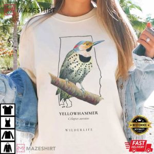 Yellowhammer Alabama State Bird T Shirt (3)