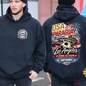 USA Vs Paraguay Game Day Los Angeles Soccer Fan Custom T Shirt (1)