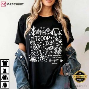 Troop Scouts Camping Custom T Shirt (1)