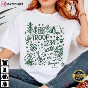 Troop Scouts Camping Custom T Shirt (2)