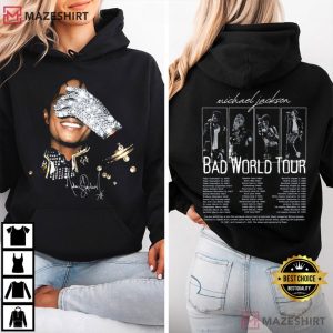 Michael Jackson Bad World Tour 1987 King Of Pop T Shirt (2)