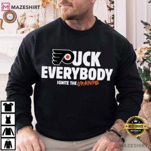 Flyer Fuck Everybody Philadelphia Flyers Hockey T Shirt (4)