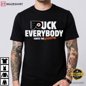 Flyer Fuck Everybody Philadelphia Flyers Hockey T Shirt (2)
