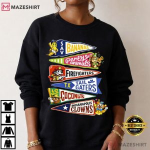 Sports Team Mascot Funny Banana Baseball T Shirt (4)