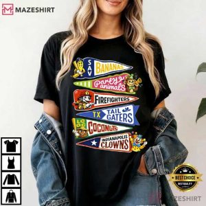 Sports Team Mascot Funny Banana Baseball T Shirt (2)