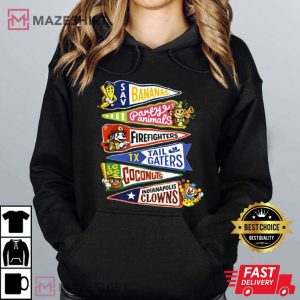 Sports Team Mascot Funny Banana Baseball T Shirt (3)