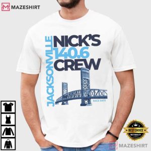 Jacksonville Triathlon Support Crew Race Day Custom T Shirt (1)