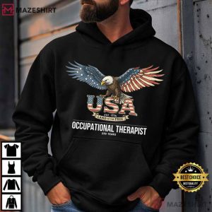 Occupational Therapist 4th July American Eagle Flag USA 250 Years T Shirt (3)
