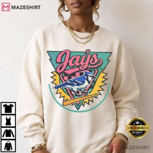 Toronto Blue Jays Baseball Vintage 90s Fan Gift T Shirt (4)