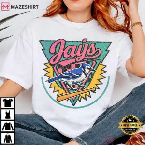 Toronto Blue Jays Baseball Vintage 90s Fan Gift T Shirt (2)
