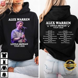 Alex Warren Little Orphan Tour 2026 Music Lovers Fan Merch T Shirt (1)