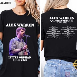 Alex Warren Little Orphan Tour 2026 Music Lovers Fan Merch T Shirt (2)