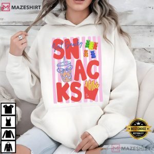 Snack Lover Aesthetic Funny Food T Shirt (3)