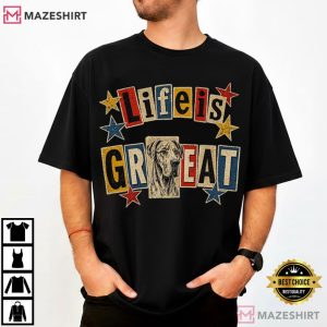 Great Pyrenees Lover Life Is Great Dog Lover T Shirt (1)