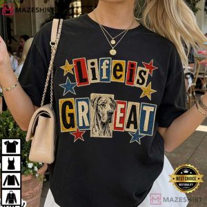 Great Pyrenees Lover Life Is Great Dog Lover T Shirt (2)
