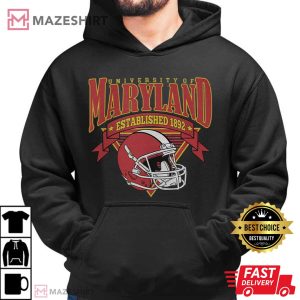 Maryland University Football Retro Game Day T Shirt (4)