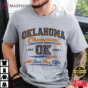 Oklahoma Basketball Playoffs Game Day 2026 T Shirt (2)