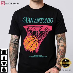 San Antonio Basketball Streetwear Game Day Fiesta Graphic T Shirt (5)