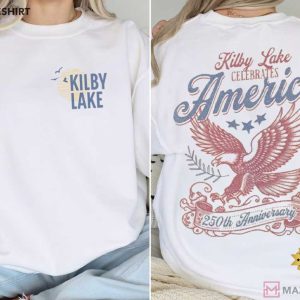 USA Kilby Lake Celebrates America 250th Anniversary T Shirt (4)