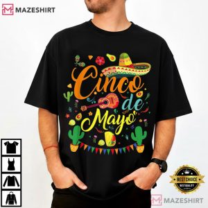 Cinco De Mayo Funny Mexican Party Celebration T Shirt (2)