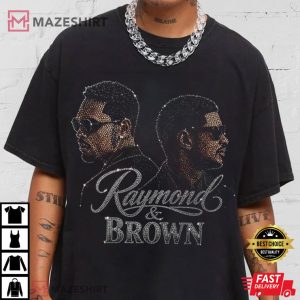 Usher And Chris Brown Rhinestone Music Fan Gift T Shirt (1)