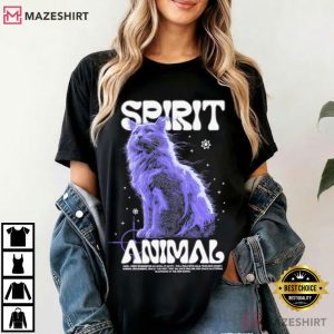 Spirit Animal Cat Lovers T Shirt (1)