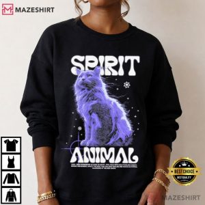 Spirit Animal Cat Lovers T Shirt (3)