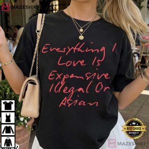 Everything I Love Is Expensive Illegal Or Asian Edgy Quote T Shirt (4)